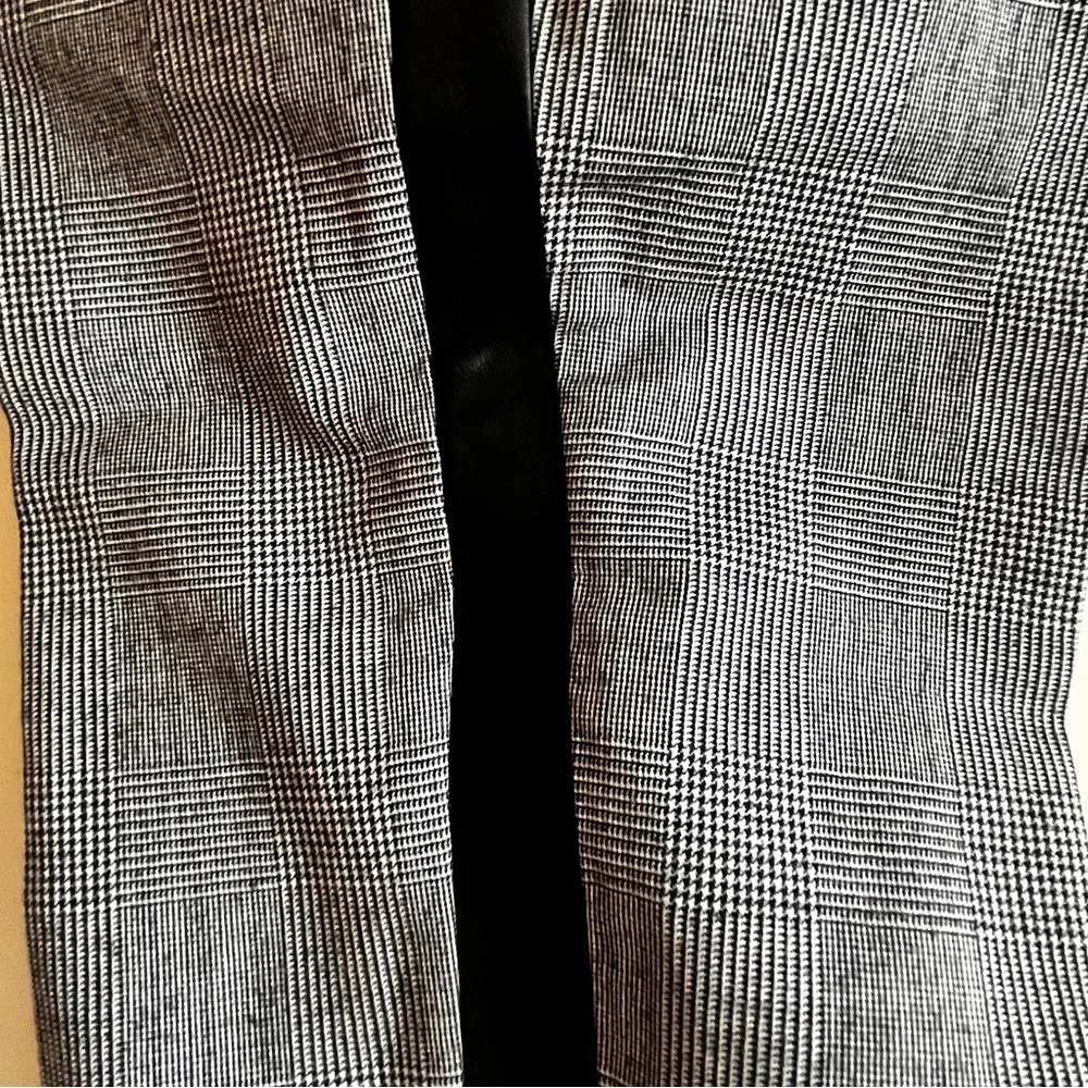 **BNWOT** J CREW BLACK AND WHITE HOUNDSTOOTH DRESS PANTS - Picture 4 of 14